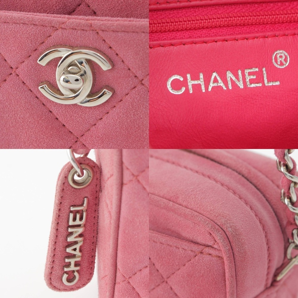 Chanel Matelasse Suede Leather Chain Shoulder Bag Pink - Picture 7 of 10